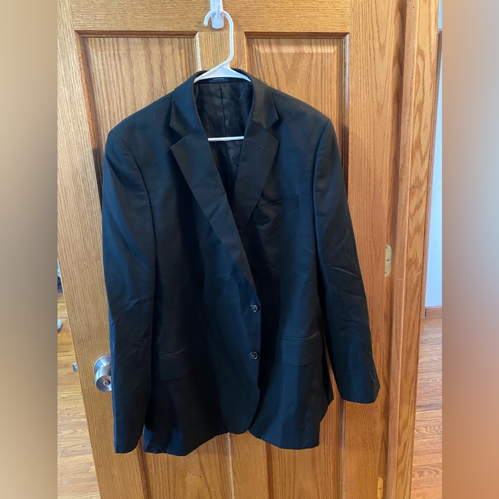🎄5 for $20 Stanford Men’s Black Suit Jacket Blazer | Medium | Classic Fit